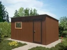 Сарай из профнастила: как сделать хозпостройку из металлопрофиля своими руками, пошаговая инструкция по изготовлению