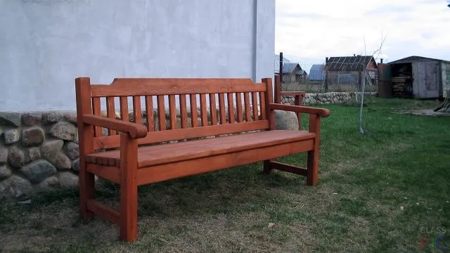 Садовая скамейка-диван