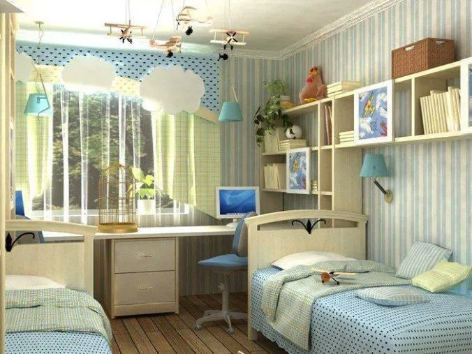 салатовая спальня