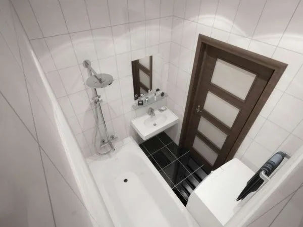 Интерьер ванной 2 кв. м: лучшие идеи