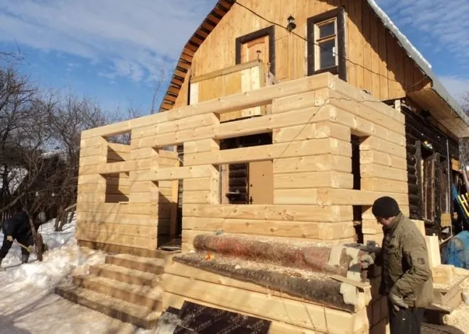 Пристройка к деревянному дому - пошаговое строительство