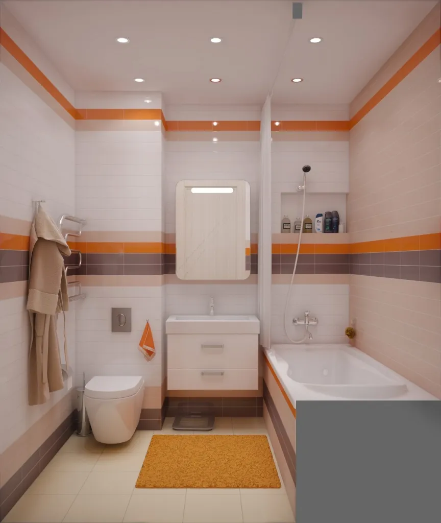 Примеры ремонта однокомнатной квартиры_ванная и туалет