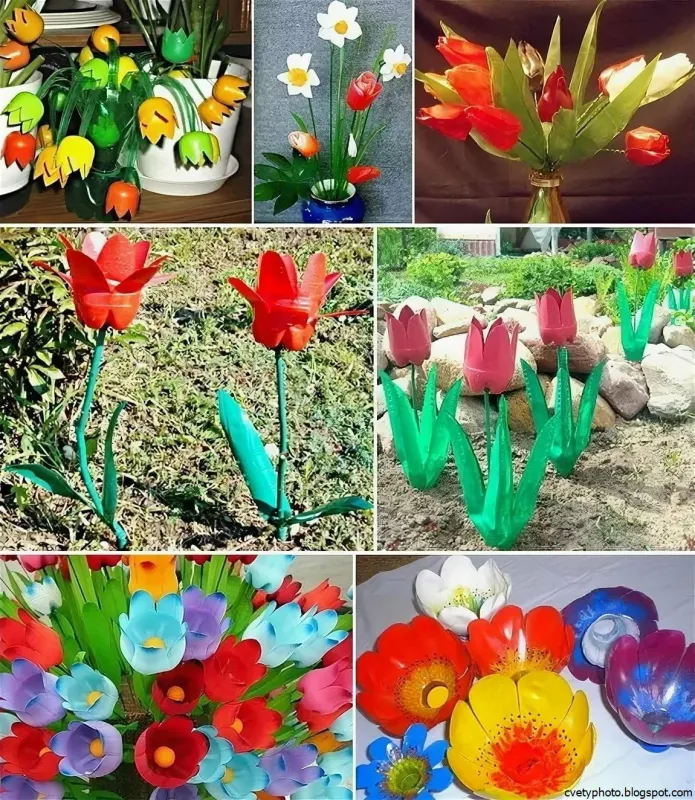 Поделки из пластикрвыхбутылок