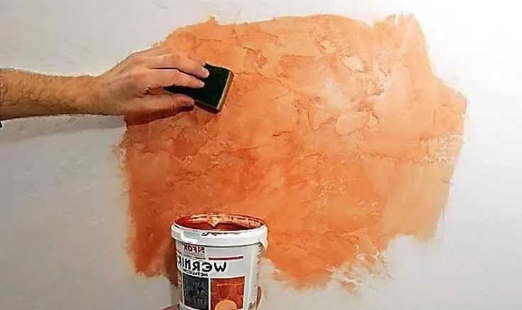 (+65 фото) Краска для стен фактурная
