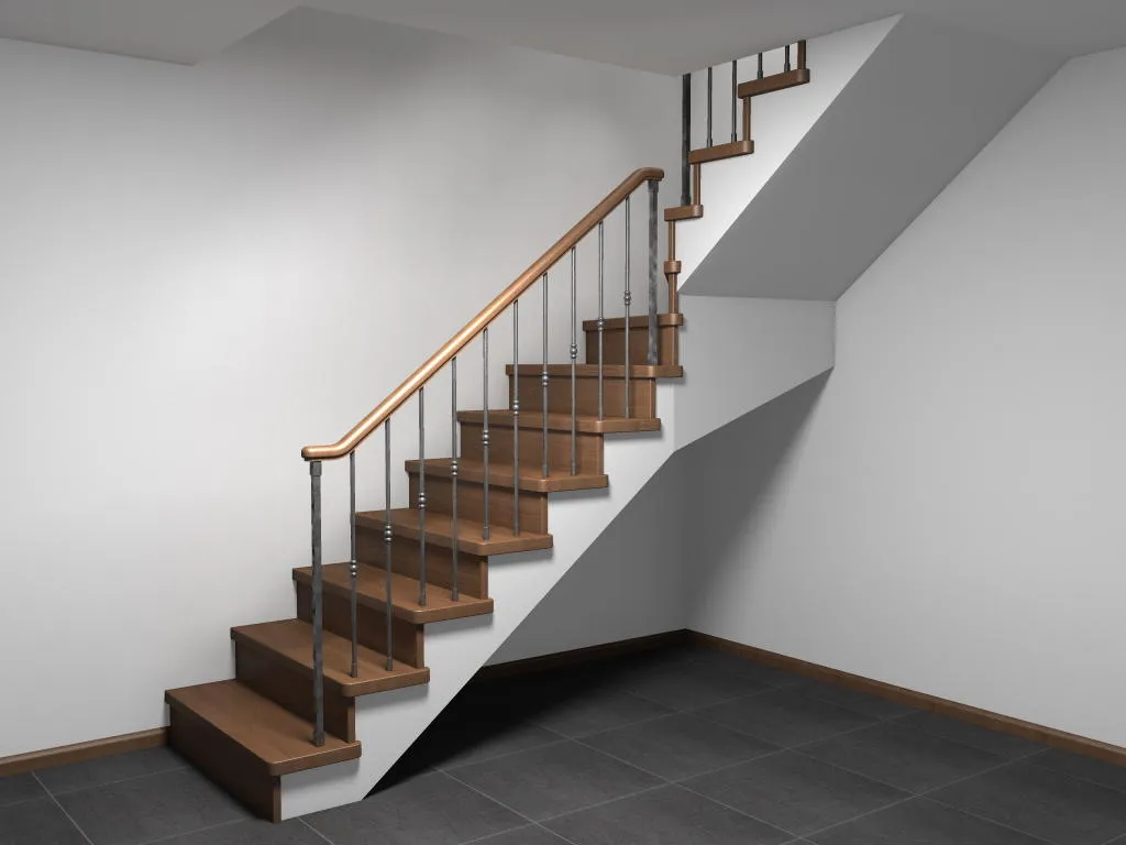 Преимущество недорогой лестницы заключается в том, что она имеет привлекательный вид и хорошее качество 