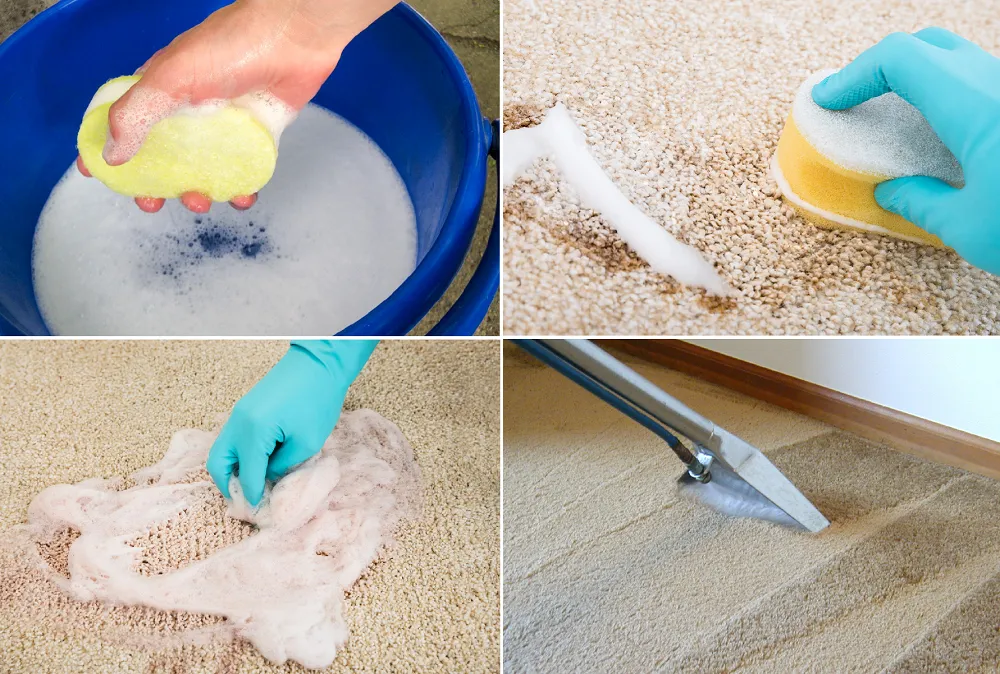 чистка ковров хозяйственным мылом