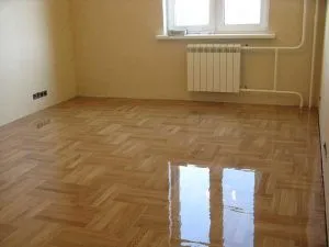 паркет отремонтирован