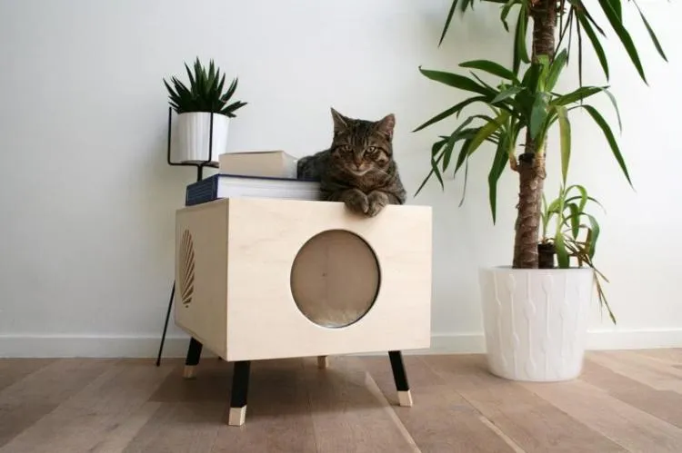 Мастерим домик из фанеры - Домик для кошки своими руками