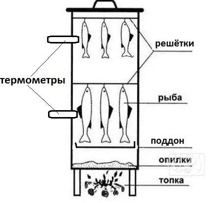 Как сделать шкаф для копчения рыбы