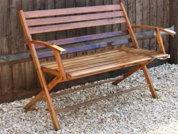 деревянная складная скамейка