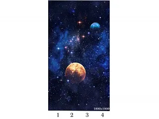 Потолочная панель ПВХ Панда Космос (рисунок 1)