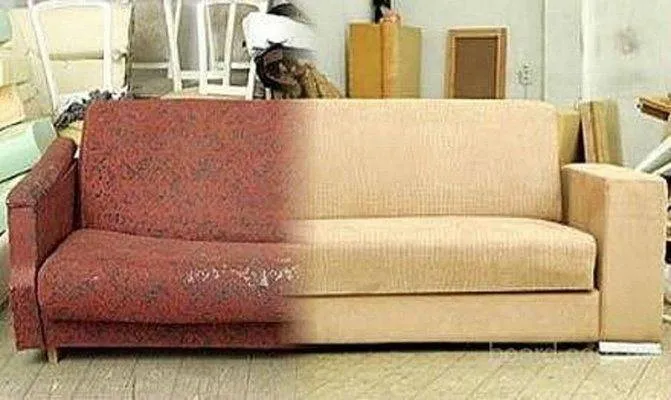 Как обновить старый диван?