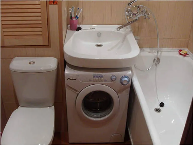 Дизайн ванной комнаты в хрущевке со стиральной машиной