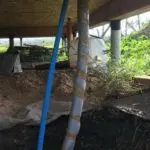 обогрев трубы на входе в дом