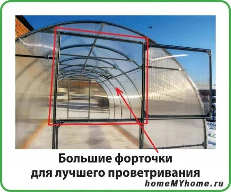 (+63 фото) Теплица из поликарбоната своими руками чертежи