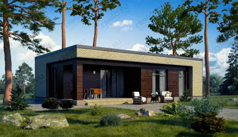 Бунгало 100 м2 проект