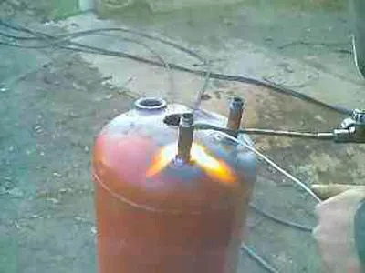 Бойлер из газового баллона