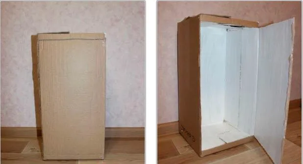 Холодильник из картона