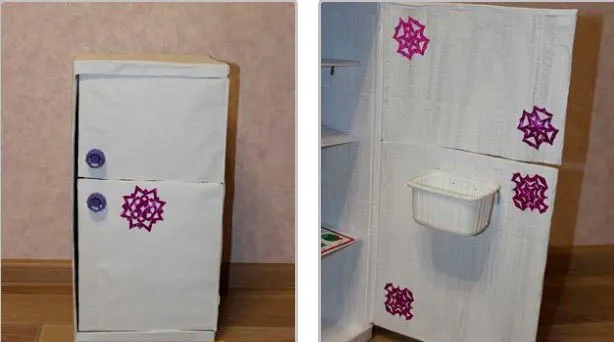 Холодильник из картона