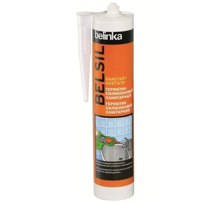 Универсальный герметик Blinka Belsil Sanitary Acetate Blinka Belsil Sanitary Acetate фото