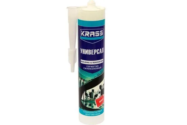 Герметик KRASS в фирменной упаковке KRASS силиконовый универсальный герметик