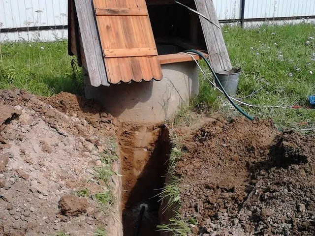 Водопровод на даче из колодца