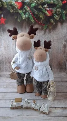 Navidad Christmas, Christmas Dolls, Christmas Sewing, Christmas Gnome, Christmas Projects, Christmas Decorations, Textile Art Dolls, Fabric Dolls, Gnomes Crafts