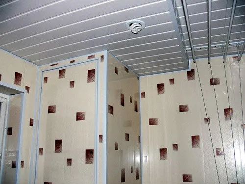 Стеновые панели ПВХ в ванной комнате