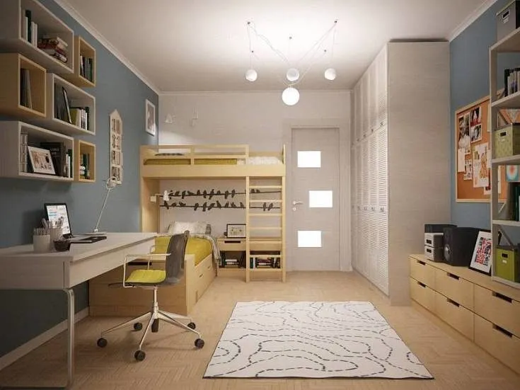 (+109 фото) Дизайн детской комнаты для двух мальчиков