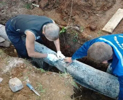 Гидроизоляция утепления наружного водопровода в земле Утепление посредством рубероида