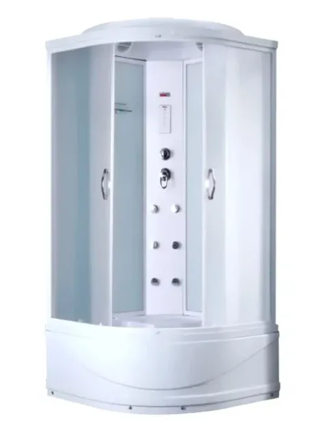 Timo TE-0780 высокий поддон 80см*80см белый матовое