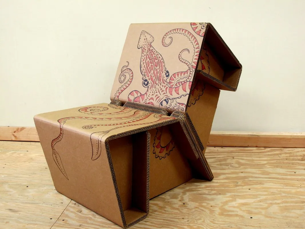 мебель из картона дизайн