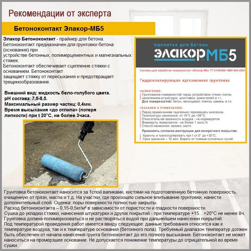 Бетоноконтакт Элакор-МБ5