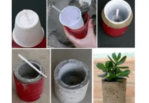 Изготовление красивых и оригинальных вазонов из бетона своими руками