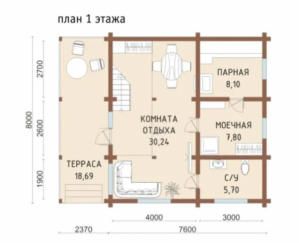 этаж 1 этаж 1