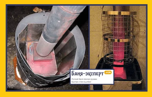 Раскаленный докрасна металл печи