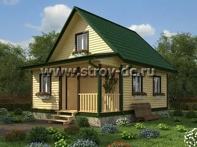 Дома из бруса 6х8 под ключ – Проекты и ... Дома из бруса 6х8 под ключ – Проекты и ...