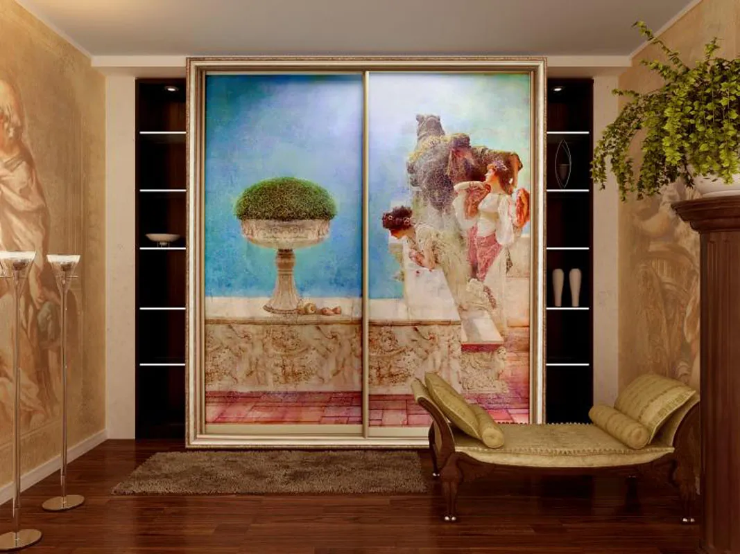 панно на шкаф купе. шкаф купе с фреской. красивые шкафы купе. шкаф фреска. фрески на мебельных фасадах.