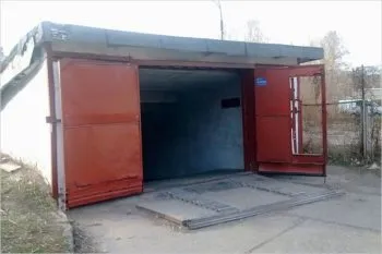 въезд в гараж