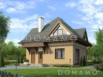 Проект дома из газобетона с гостевой комнатой
