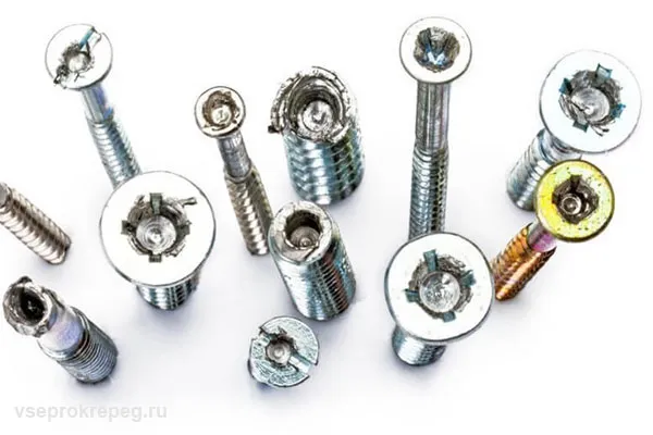 Простые методы удаления винта с сорванной резьбой: как выкрутить шуруп ...