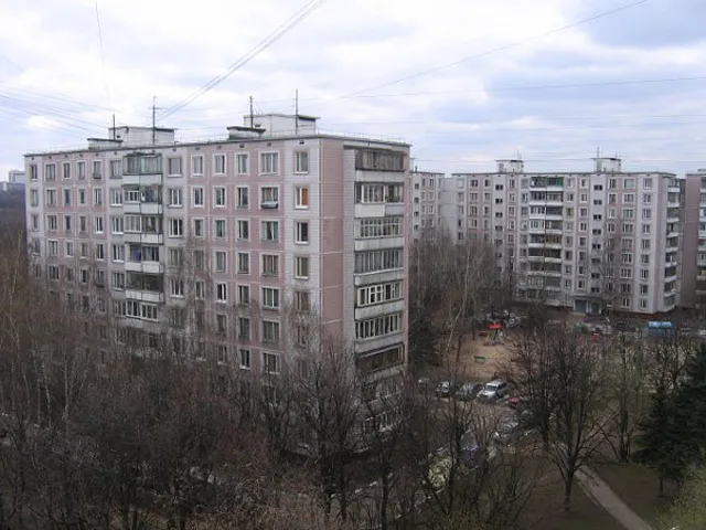 Пример панельного дома в Москве, спроектированного МНИИТЭП, серии II-49