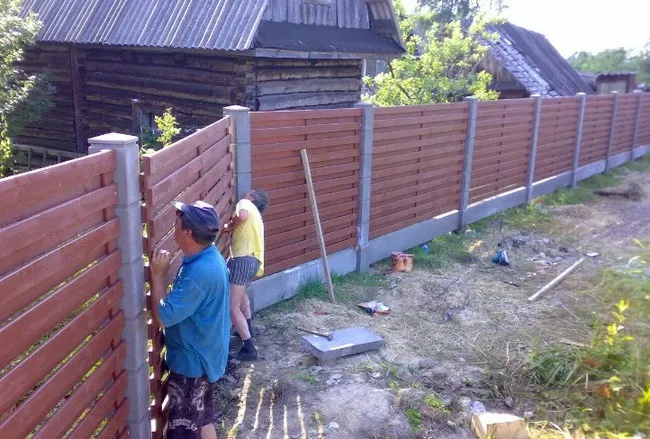 возведение забора