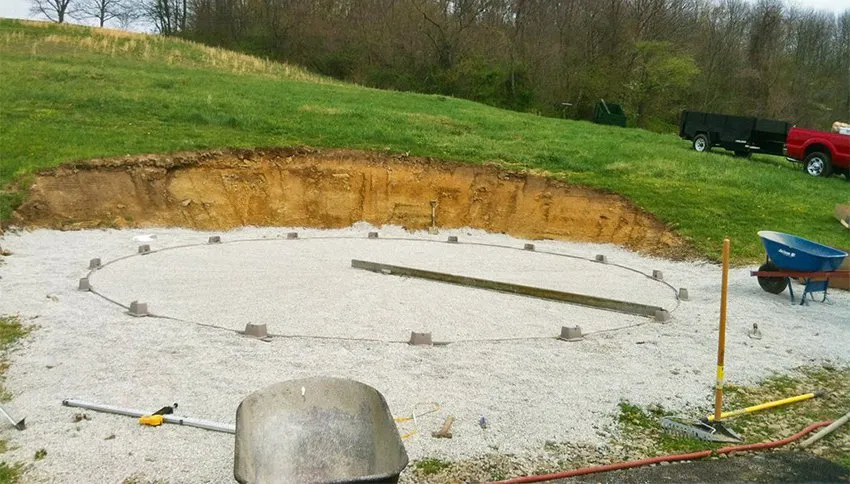 Бетонная площадка под каркасный бассейн на даче — подробное руководство ...